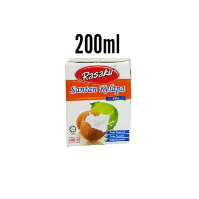 COCONUT MILK 17% RASAKU / ORIGINAL 200ML
